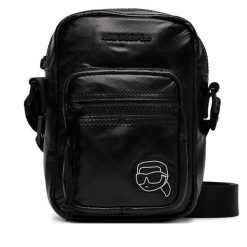 Saszetka KARL LAGERFELD. Czarne torby na ramię męskie KARL LAGERFELD, małe. Za 699.99 zł.