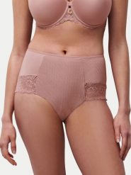 Chantelle Figi klasyczne z wysokim stanem Sublime C19WC6 Beżowy. Brązowe majtki damskie Chantelle, z syntetyku. Za 229.00 zł.