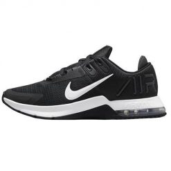 Buty do chodzenia męskie Nike Air Max Alpha Trainer 4. Czarne buty sportowe męskie Nike, bez wzorów, z materiału, bez zapięcia, trekkingowe, nike air max. Za 539.99 zł.