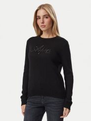 Liu Jo Sport Sweter TF6160 MA22S Czarny Regular Fit. Czarne swetry nierozpinane damskie Liu Jo Sport, m, bez wzorów, z syntetyku, sportowe, bez kołnierzyka, bez ramiączek. Za 689.99 zł.