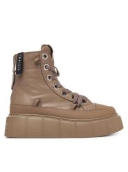 Inuikii Trzewiki Leather Matilda 1001.002.0042 Brązowy jasny. Brązowe botki damskie Inuikii, bez wzorów, ze skóry, bez obcasa, na płaskiej podeszwie, bez zapięcia. Za 1,419.00 zł.