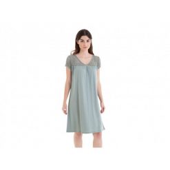 Sukienka plażowa rozm. M Khaki L257440. Brązowe szlafroki damskie Massana Homewear, l, w ażurowe wzory, z bawełny, bez ramiączek, bez kaptura. Za 215.00 zł.