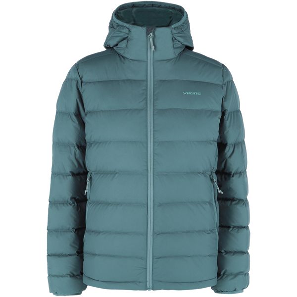 Kurtka puchowa damska VIKING Rovi. Zielone kurtki sportowe damskie Viking, l, bez wzorów, z puchu, bez ramiączek, bez kaptura, trekkingowe. Za 686.00 zł.