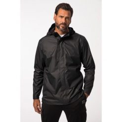 Męska Kurtka przeciwdeszczowa wodoszczelna kaptur chowana w kieszeni. Czarne kurtki męskie JAY-PI, m, bez wzorów, z materiału, sportowe, bez kaptura. Za 480.99 zł.