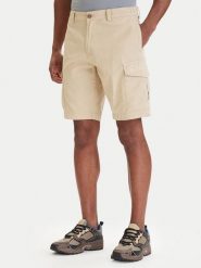 Napapijri Szorty materiałowe NP0A4HOT Beżowy Regular Fit. Brązowe szorty męskie Napapijri, bez wzorów, z bawełny. Za 399.99 zł.