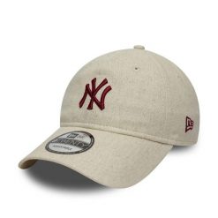 Czapka baseballowa 9twenty New York Yankees. Brązowe czapki damskie New Era, bez wzorów, sportowe. Za 158.00 zł.