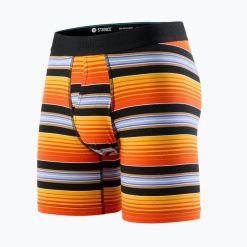 Bokserki męskie Stance Rockford Brief. Brązowe bokserki męskie Stance, bez wzorów. Za 89.99 zł.