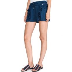 Versace Jeans Szorty Niebieski. Niebieskie szorty damskie Versace Jeans, bez wzorów, z jeansu. Za 791.95 zł.