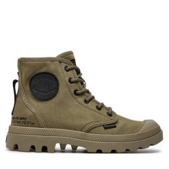 Trapery Palladium. Zielone trapery damskie Palladium, bez zapięcia. Za 449.99 zł.