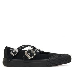 Trampki Vans. Czarne trampki i tenisówki damskie Vans, bez wzorów, bez zapięcia. Za 279.99 zł.