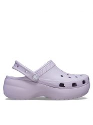 Crocs Klapki Classic Platform Clog W 206750 Szary. Szare klapki damskie Crocs, bez wzorów, z tworzywa sztucznego, bez obcasa, bez zapięcia. Za 219.99 zł.