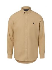 Polo Ralph Lauren Koszula Mężczyźni Bawełna beżowy, M. Brązowe koszule męskie Polo Ralph Lauren, m, bez wzorów, z bawełny, eleganckie, bez kołnierzyka, bez ramiączek. Za 689.95 zł.