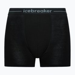 Bokserki termoaktywne męskie icebreaker Anatomica. Czarne bokserki męskie Icebreaker, bez wzorów. Za 180.99 zł.