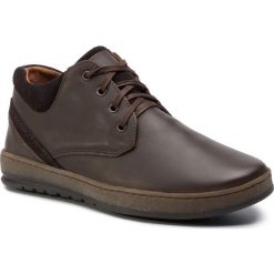 Trzewiki LASOCKI FOR MEN - SM-125 Chocolate Brown. Brązowe botki męskie Lasocki For Men, bez wzorów, ze skóry, bez obcasa, bez zapięcia. Za 259.99 zł.