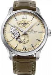 Zegarek Orient Orient Contemporary RE-AV0B10G00B Zegarek męski kremowa tarcza 41 mm. Białe zegarki męskie Orient, bez wzorów. Za 3,002.99 zł.
