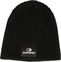 Odzież Beanies unisex SkatePro Long Skate Beanie Czapka - Czarny. Czarna czapki damskie SKATEPRO, bez wzorów. Za 32.99 zł.