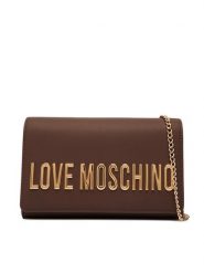 LOVE MOSCHINO Torebka JC4103PP1PKD0300 Brązowy. Brązowe torebki do ręki damskie Love Moschino, bez wzorów, ze skóry, bez dodatków. Za 699.99 zł.
