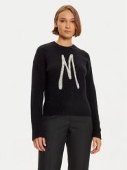 Marciano Guess Sweter 4BGR15 5786Z Czarny Regular Fit. Czarne swetry nierozpinane damskie Marciano Guess, m, z aplikacjami, z syntetyku, bez kołnierzyka, bez ramiączek. Za 409.99 zł.