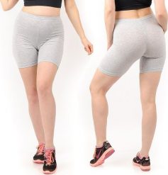 Legginsy damskie 1/2 Kolarki Krótkie Spodenki Szare XXL. Szare legginsy damskie LAEMI, bez wzorów. Za 22.99 zł.