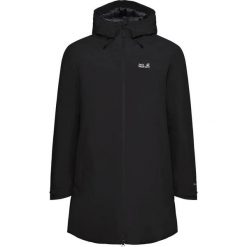 Kurtka przeciwdeszczowa damska Jack Wolfskin Heidelstein 2 Ins. Czarne kurtki sportowe damskie Jack Wolfskin, m, bez wzorów, z materiału, bez ramiączek, bez kaptura, trekkingowe. Za 1,027.90 zł.