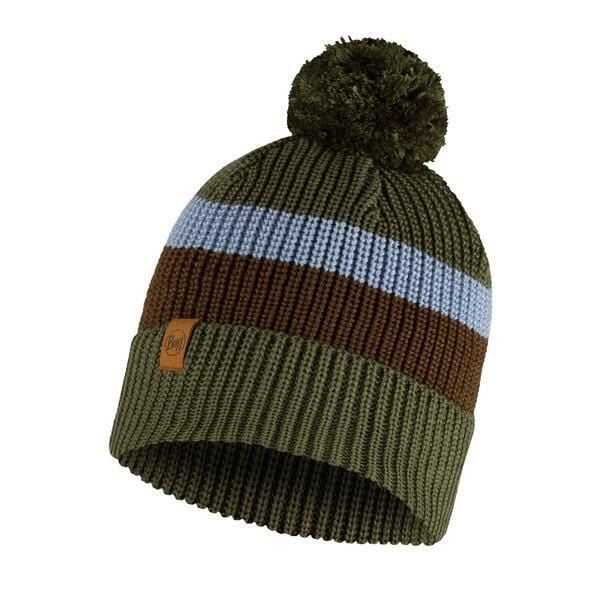 Czapka BUFF KNITTED HAT ELON. Żółte czapki damskie Buff, bez wzorów, z dzianiny, eleganckie. Za 79.90 zł.