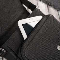 Paolo Peruzzi Portfel męski AY-06-BL i torba męska skórzana na ramię AY-01-BL zestaw ZUP-138. Portfele męskie Paolo Peruzzi, na ramię. Za 281.49 zł.