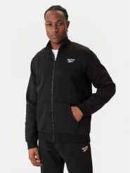 Reebok Bluza Wrenleigh Track Top RK25144CCM Czarny Regular Fit. Czarne bluzy męskie Reebok, l, bez wzorów, z bawełny, bez ramiączek, bez kaptura. Za 249.99 zł.