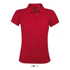 Damska koszulka polo Sol's Prime. Czerwone bluzki damskie SOL'S, s, bez wzorów, eleganckie, bez kołnierzyka, bez ramiączek. Za 121.50 zł.