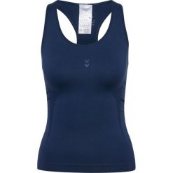 Damski tank top Hummel Flow. Niebieskie topy damskie Hummel, bez wzorów, bez kołnierzyka, bez ramiączek. Za 207.50 zł.