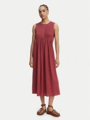 Weekend Max Mara Sukienka codzienna Ricordo 2615621022 Bordowy Regular Fit. Czerwone sukienki damskie Weekend Max Mara, na co dzień, m, bez wzorów, z bawełny, bez kołnierzyka, bez ramiączek, proste. Za 949.99 zł.