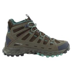 Damskie Buty Turystyczne GORETEX Mid Cut. Zielone obuwie trekkingowe damskie Aku, z gore-texu, bez zapięcia. Za 660.99 zł.