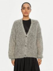 Weekend Max Mara Kardigan Pontiac 2515341031 Szary Oversize. Szare kardigany damskie Weekend Max Mara, xl, bez wzorów, z wełny, bez kołnierzyka. Za 719.99 zł.