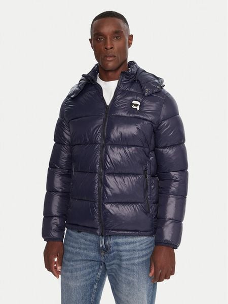 KARL LAGERFELD Kurtka zimowa 505022 554590 Granatowy Regular Fit. Niebieskie kurtki męskie KARL LAGERFELD, na zimę, m, bez wzorów, z syntetyku, bez kaptura. Za 869.99 zł.