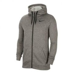 Bluza treningowa męska Nike Thrma HD FZ. Czarne bluzy męskie Nike, m, bez wzorów, z kapturem, na fitness i siłownię. Za 362.00 zł.