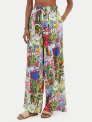 Seafolly Spodnie materiałowe La Boca 55599-PA Kolorowy Wide Leg. Spodnie materiałowe damskie Seafolly, bez wzorów, z materiału. Za 619.99 zł.