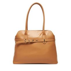 Torebka DeeZee. Brązowe shopperki damskie DeeZee, bez wzorów, bez dodatków. Za 149.99 zł.