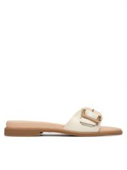 Hispanitas Klapki HV264816 C008 Beżowy. Brązowe klapki damskie Hispanitas, bez wzorów, ze skóry, bez obcasa, bez zapięcia. Za 479.99 zł.