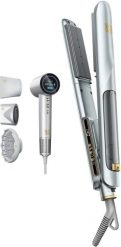 Suszarka SkinVibe SkinVibe Aurea Family X Plasma (SV-001SL) + SkinVibe Astra SteamPlasma Silver. Szare suszarki do włosów SkinVibe. Za 1,448.00 zł.
