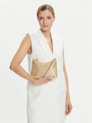 Guess Torebka HWCE93 50170 Złoty. Żółte torebki wizytowe damskie Guess, z aplikacjami, z materiału, bez dodatków. Za 339.99 zł.