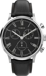 Zegarek Timex Zegarek męski Timex TW2U88300 czarny. Czarne zegarki męskie Timex, bez wzorów. Za 656.00 zł.