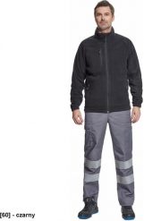 Kurtka męska CERVA BHADRA FLEECE - kurtka czarny 2XL. Czarne kurtki męskie CERVA, m, bez wzorów, bez kaptura. Za 74.69 zł.