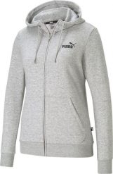 Puma Puma damska bluza z kapturem ESS FULL ZIP HOODIE 586813 04 XL. Bluzy damskie Puma, xl, bez wzorów, bez ramiączek, z kapturem. Za 259.99 zł.