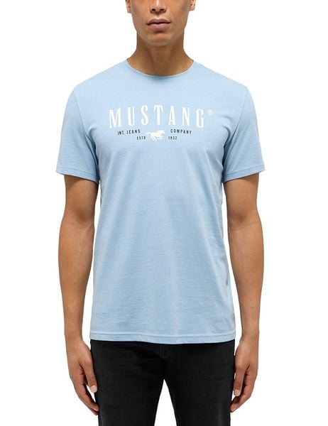 Męski T-Shirt Mustang Style Austin Mountain Spring 1015829 5435. T-shirty męskie Mustang, m, bez wzorów, bez kołnierzyka, bez ramiączek. Za 69.99 zł.
