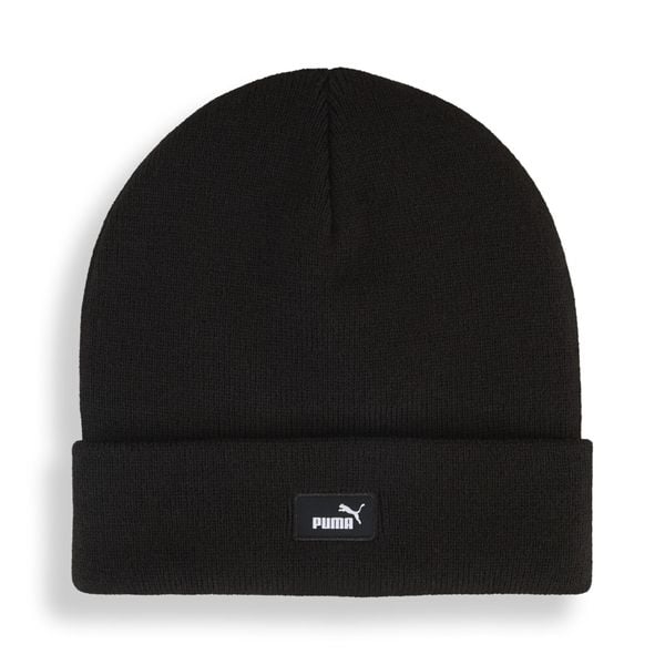 Czapka średniej głębokości Essentials PUMA. Czarne czapki damskie Puma, bez wzorów, eleganckie. Za 89.00 zł.