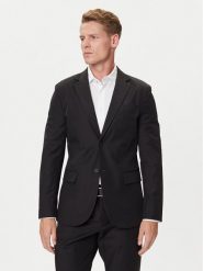 Guess Marynarka M4YN00 WG9Z2 Czarny Regular Fit. Czarne marynarki męskie Guess, l, z aplikacjami, z syntetyku, bez kołnierzyka, bez ramiączek. Za 589.99 zł.