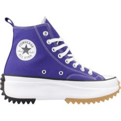 Buty sportowe Converse Run Star Hike. Niebieskie obuwie sportowe damskie Converse, bez wzorów, bez zapięcia, trekkingowe. Za 690.00 zł.