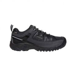 Buty trekkingowe męskie Keen Targhee Iii Wp Triple Black. Czarne trekkingi męskie Keen, z materiału, bez zapięcia. Za 479.00 zł.