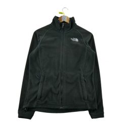 Second life - The North Face polar damska kurtka - Stan dobry. Czarne kurtki sportowe damskie The North Face, l, bez wzorów, z jeansu, bez ramiączek, bez kaptura, trekkingowe. Za 106.46 zł.