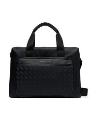 Tommy Hilfiger Torba na laptopa Th Modern Monogram Computer Bag AM0AM14729 Czarny. Czarne torby na laptopa damskie Tommy Hilfiger, bez wzorów, ze skóry. Za 749.99 zł.