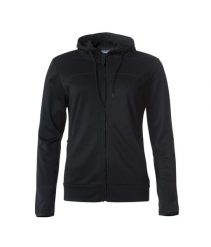 Clique Ottawa Women bluza z kapturem z poliestru, czarna – black. Czarne bluzy damskie CLIQUE, s, bez wzorów, z materiału, bez ramiączek, z kapturem. Za 244.45 zł.